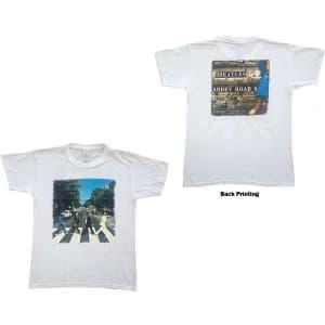 The Beatles - Abbey Road Unisex Small T-Shirt - White