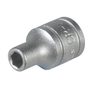 Teng Hexagon Socket 6 Point Regular 1/4in Drive 10mm