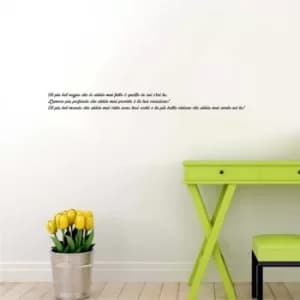 YS4-15 Black Decorative Wall Sticker