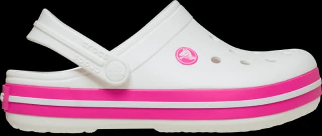 Crocs Kids Crocband Clogs White / Pink Crush C12