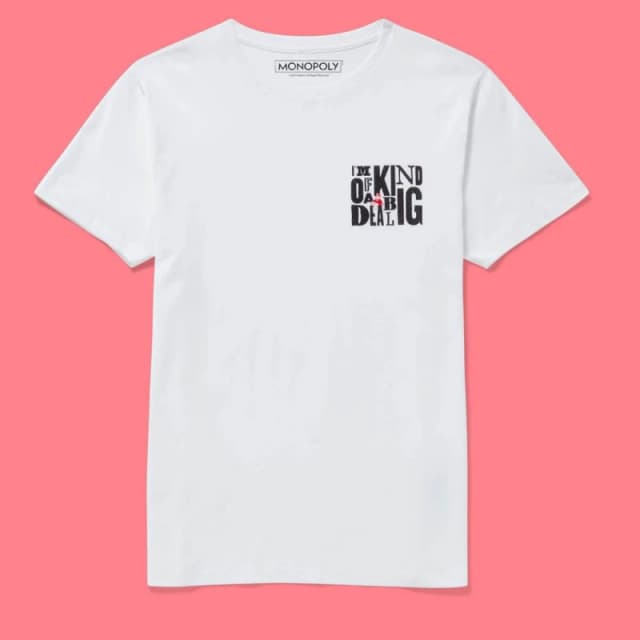 Monopoly King Of Dealing T-Shirt - White - S