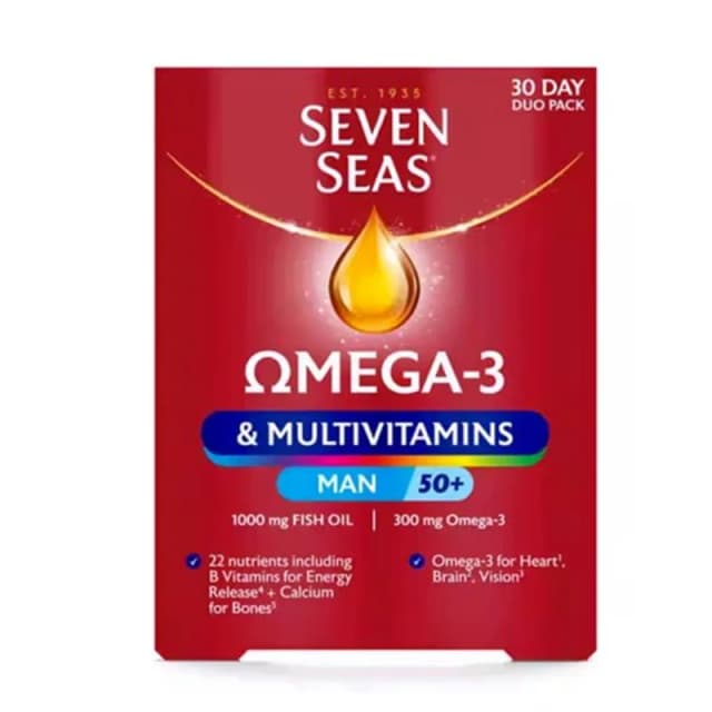 Seven Seas Omega-3 & Multivitamins Man 30 Day Pack 112950596