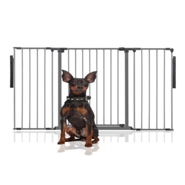 Bettacare Premium Multi Panel Flexible Pet Barrier, Up To 154Cm Wide, Grey, 70Cm High