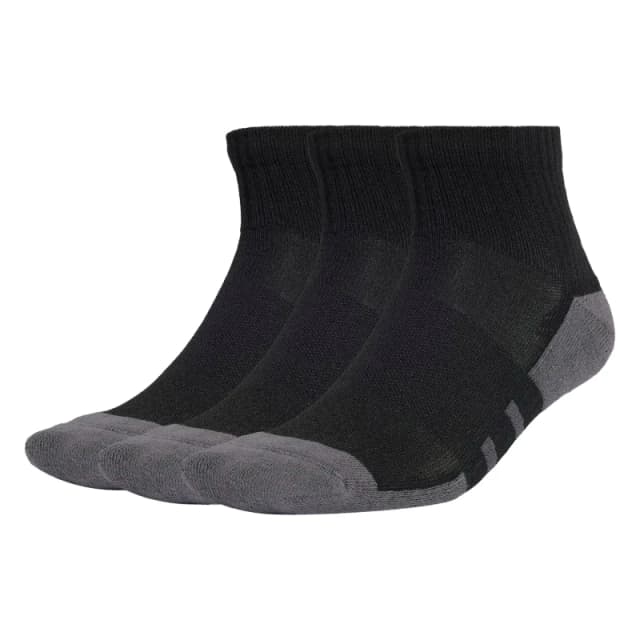 Football Socks adidas Essentials Climacool Quarter (x3) Noir Unisex 37/39