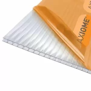 Axiome Clear 4mm Twinwall Polycarbonate Roofing Sheet - 690 x 2000mm