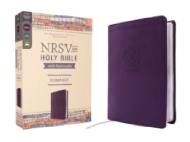 NRSVue, Holy Bible With Apocrypha, Compact, Leathersoft, Purple, Comfort Print. Leather / fine binding Books