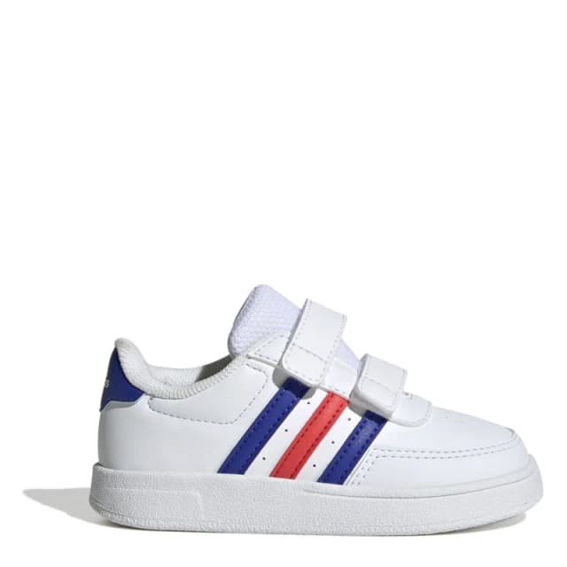 adidas Unisex Kids Breaknet Casual Low-Top Trainers White/Blu/Red unisex C4 (21)