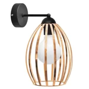 Dali Wall Lamp Copper, Black 20cm