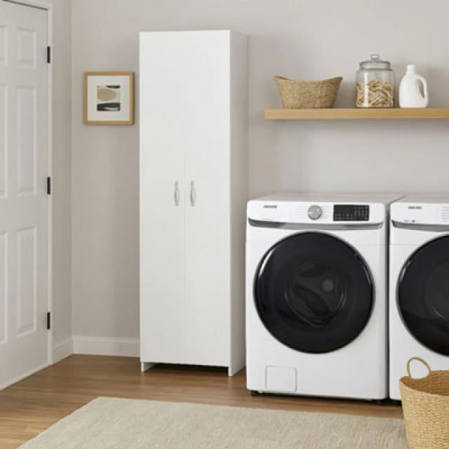 Decorotika Atlantis 181.8cm Multipurpose Cabinet White