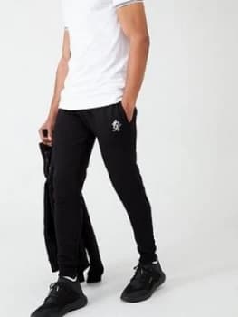 Gym King Basis Tracksuit Bottoms - Black