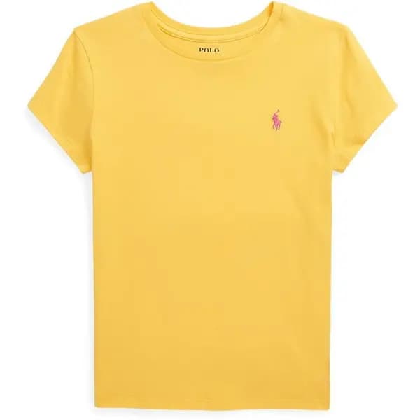 POLO RALPH LAUREN Cotton Jersey Crewneck T-Shirt Girls - Multi 11 - 12 Years