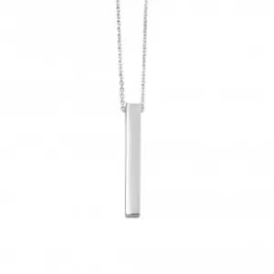 Sterling Silver Personalised Bar Necklace N4381