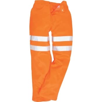 RT45 Hi-vis Polycotton Orange Railway Trouser - 3XL Reg