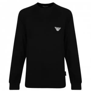 Emporio Armani Eagle Crew Neck Sweatshirt Black Size L Men