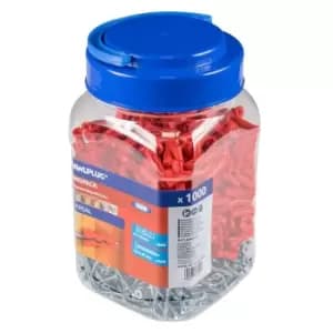 Rawlplug Uno Multipurpose Plug 6X28mm - Pack of 500