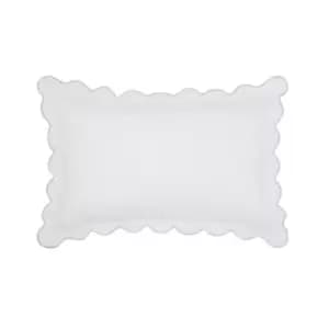 Sanderson Crane & Frog Emb Cotton Pillow Case - Blue