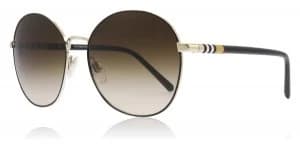 Burberry BE3094 Sunglasses Light Gold 114513 56mm