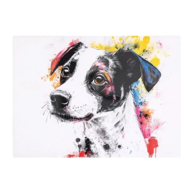 Warren Reed Designer Banksy Inspired Jack Russell Dog Chopping Board