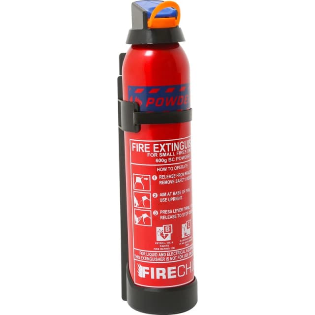 Firechief 600g BC Powder Aerosol Fire Extinguisher Red