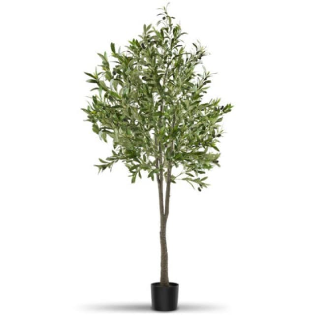 Tectake Artificial Plant - Olive Tree, Realistic Look, Low-Maintenance 180 Cm