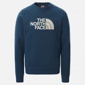 The North Face Mens Drew Peak Sweatshirt - Monterey Blue - L