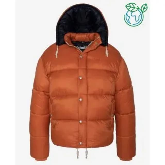 Schott Eco-friendly "90's"Puffer Jacket Schott WestLakers Blanc Unisex XL