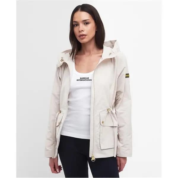Barbour International Walker Showerproof Jacket - Cream 12
