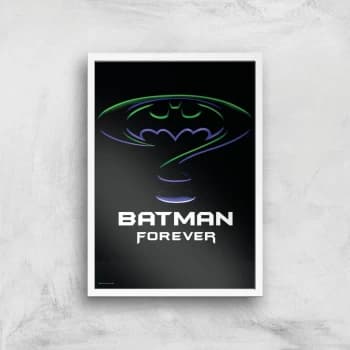 Batman Forever Giclee Art Print - A2 - White Frame