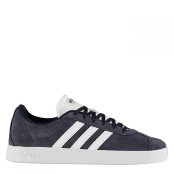 adidas VL Court Suede Junior Trainers - Navy/White