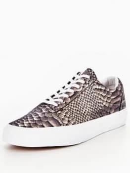 Vans Old Skool Metallic Snake Rose Gold Size 7 Women