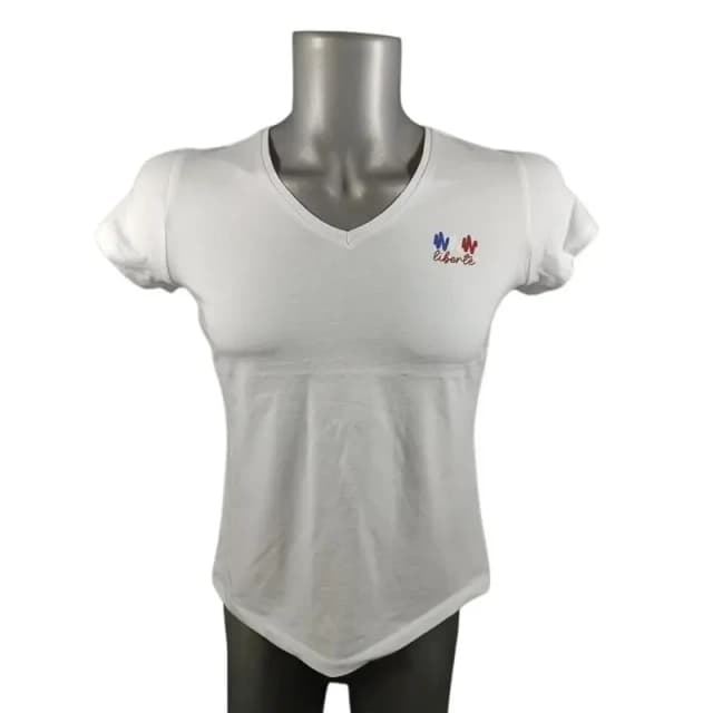 Pieces Womens T-Shirt Pieces Pcserima Fc Blanc Female XS 17156280-4789106