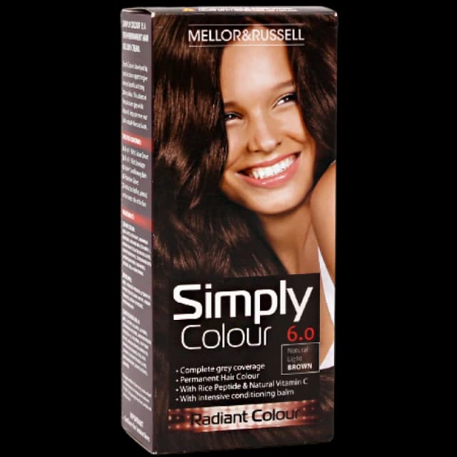 Mellor & Russell Simply Colour Hair Colour - 6.0 Natural Light Brown 6.0-113241