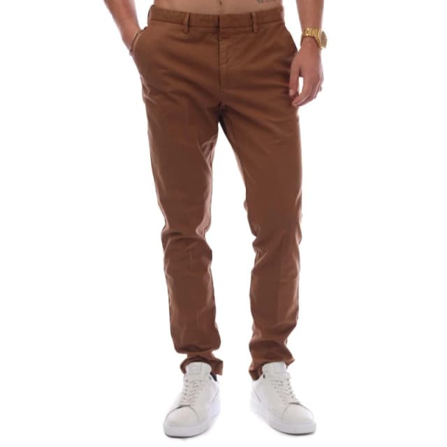 Boss Slim Fit Trousers Brown male 34R