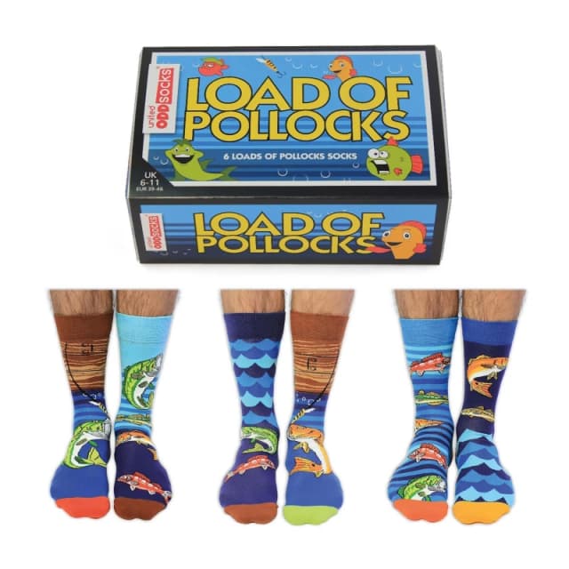 United Oddsocks Load of Pollocks socks - Multi Multi One Size