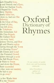 Oxford Dictionary of Rhymes Paperback