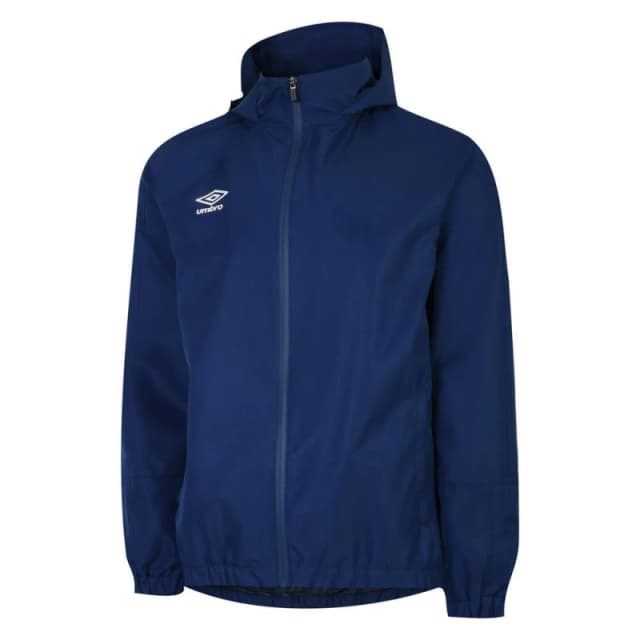 Umbro Total Training Waterproof Jacket in Navy Size: 11-12 Years Navy Unisex 11-12 Years