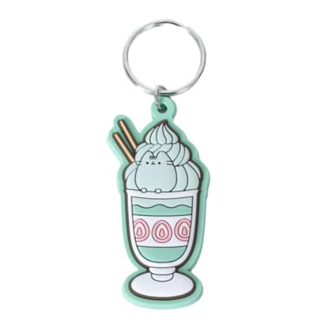 Pusheen Matcha Pvc Keyring Green (One Size)