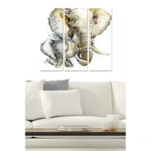 MDF398495128 Multicolor Decorative MDF Painting (3 Pieces)