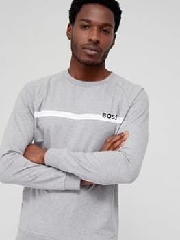 BOSS Bodywear Authentic Lounge Sweatshirt - Grey Size M Men