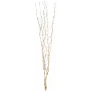 80 Interwoven Lights White Twigs - Premier Housewares