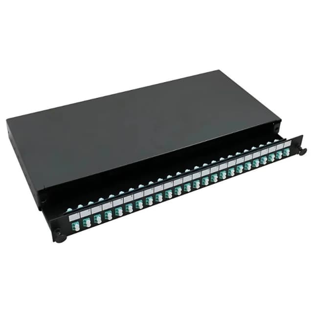 FDL 24 PORT DUPLEX (48 FIBRE) LC MULTIMODE PATCH PANEL