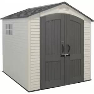 Lifetime - 7 Ft. x 7 Ft. Outdoor Storage Shed - Desert Sand