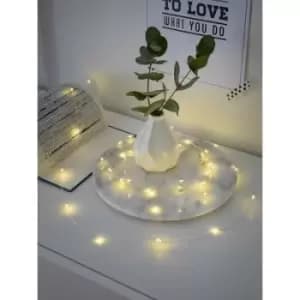 Konstsmide 1460-190 Holiday lights (mini) Inside battery-powered No. of bulbs 20 LED (monochrome) Warm white Illuminated length: 1.9 m