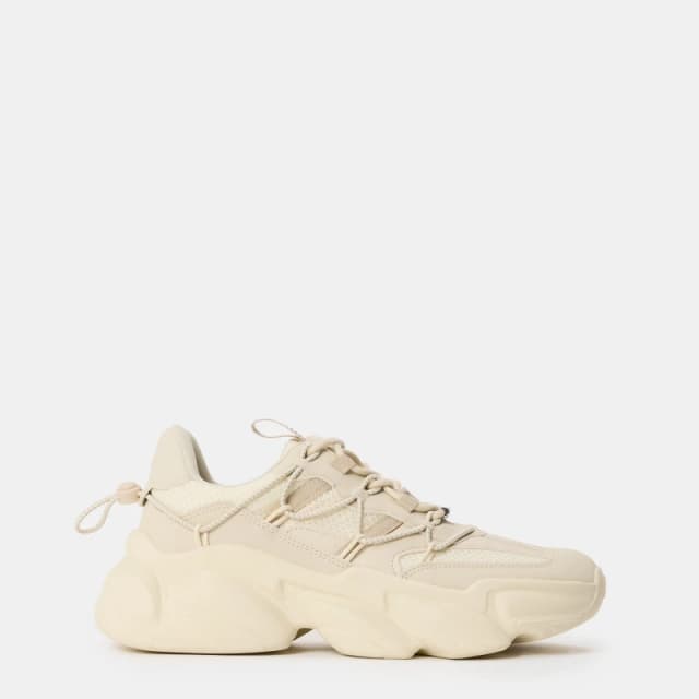 Steve Madden Spectator Sneakers - Cream Cream 4