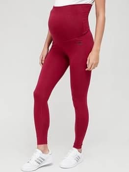 adidas Maternity Leggings - Burgundy Size XL Women
