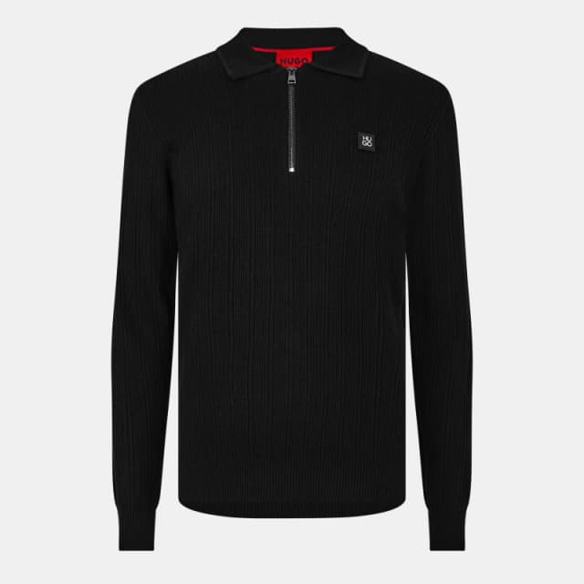 Hugo Sastoro 1/4 Zip Top Black 001 male M