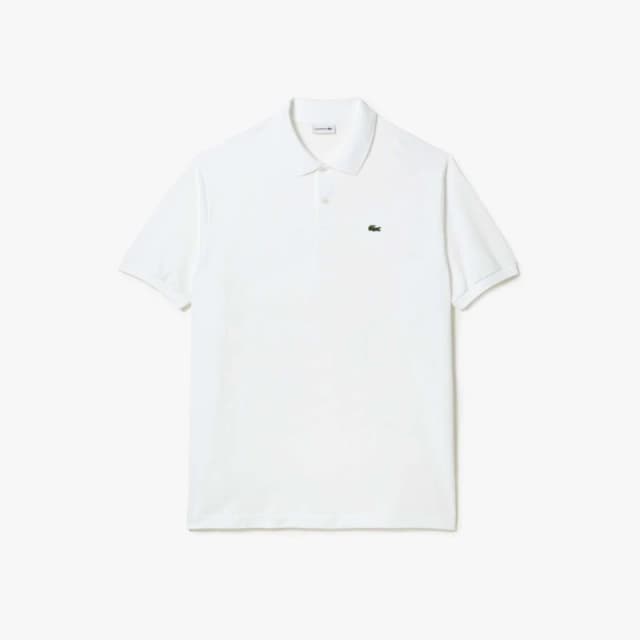 Lacoste Classic-Fit Polo Shirt (Tall Fit) White male 6XL