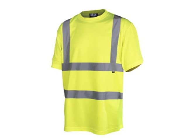 Scan Sfte01 Hi-Vis T-Shirt Yellow - M (41In) Scahvtsm