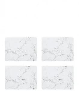 Sabichi Pack Of 4 Marble Placemats And 4 Coasters