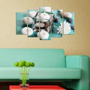 5M-77 Multicolor Decorative MDF Painting (5 Pieces)